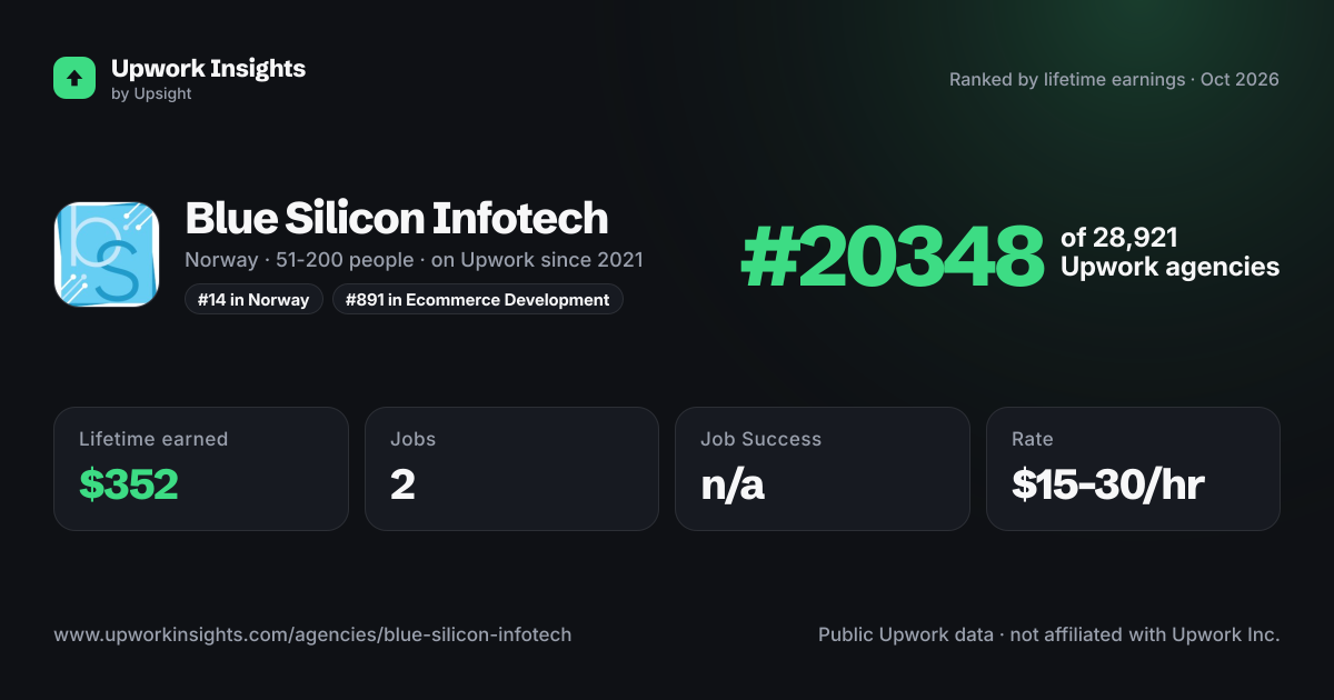 Blue Silicon Infotech share card