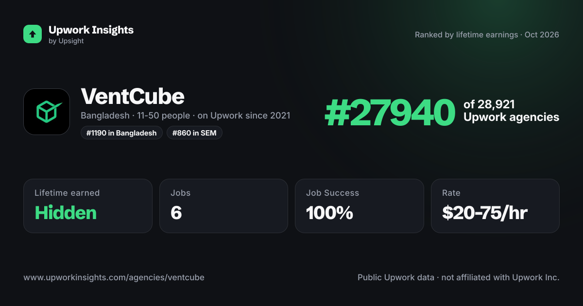 VentCube | Digital Marketing & Web Design Agency share card